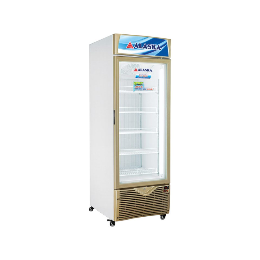 Thiết kế hiện đại, tiện lợi của tủ đông dạng đứng alaska if-350g