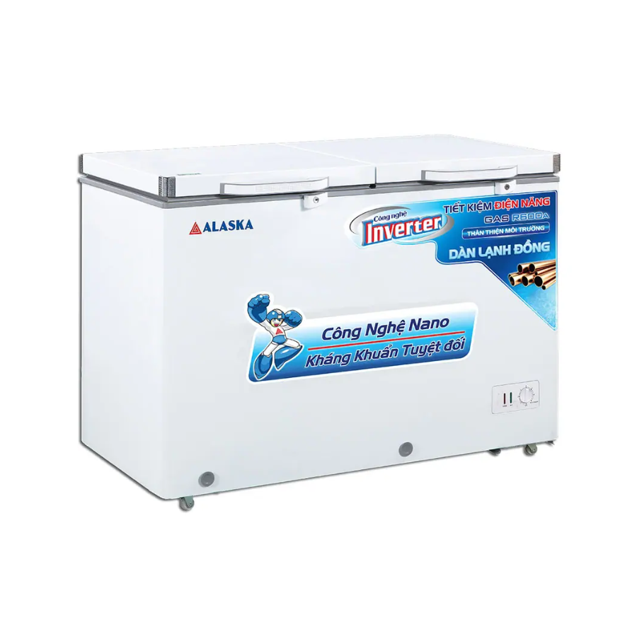 Thiết kế tiện dụng và sang trọng của tủ đông alaska bcd-4568ci