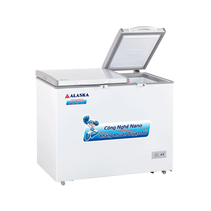 Thiết kế tiện dụng và sang trọng của tủ đông mát Alaska BCD-3571